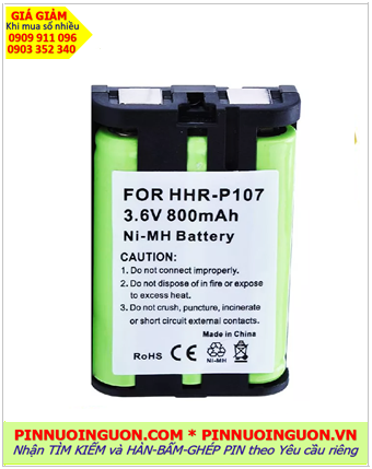 Panasonic HHR-P107, Pin điện thoại bàn không dây Panasonic HHR-P107 (NiMh 3.6v AAA700mAh)